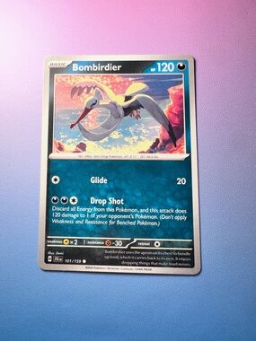 bombirdier - 101/159 (common) — pokemon: journey together